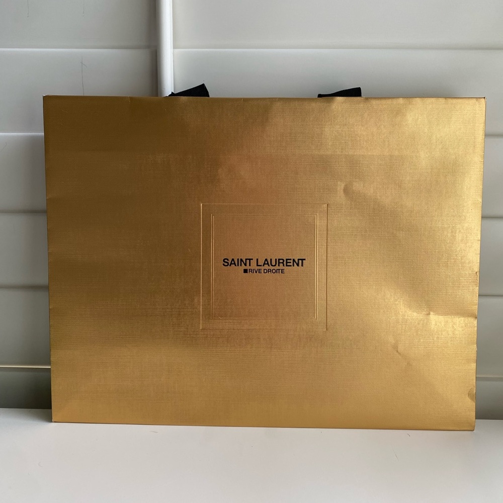 Saint Laurent Shopping Bag Medium Christmas Edition